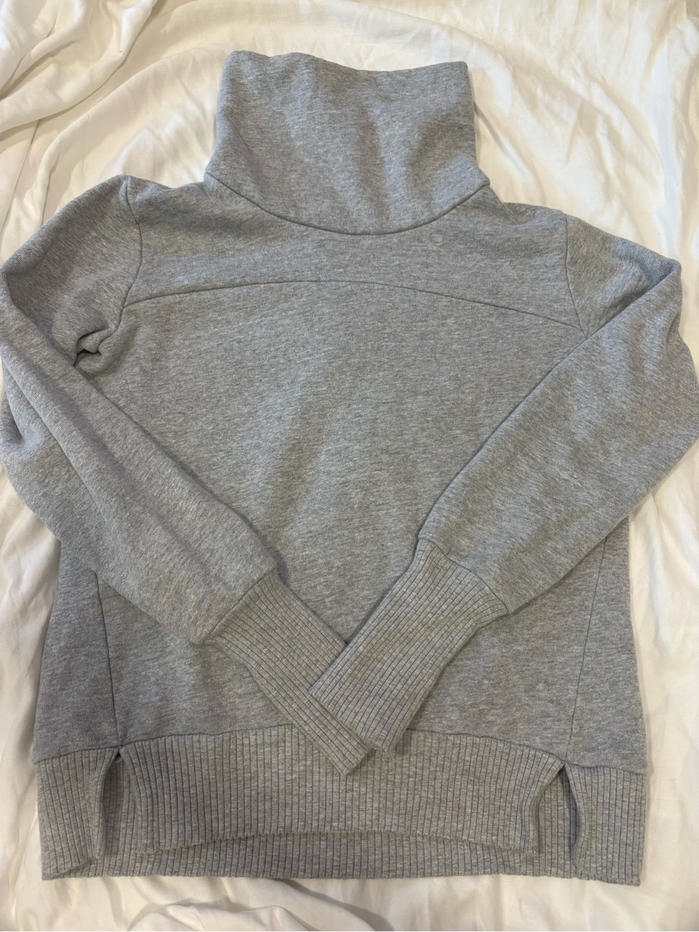 Alo Grey Turtleneck Sweater